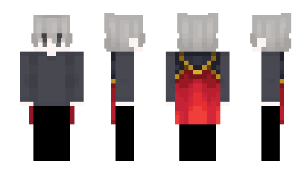 Minecraft skin czarny_pedaI
