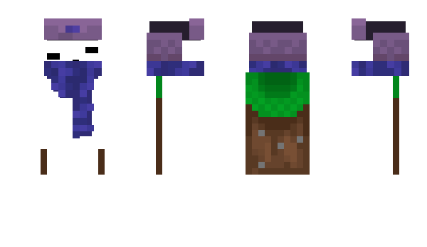 Minecraft скин по нику NotPurpleLeaf
