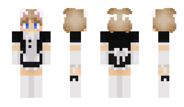Minecraft skin CuteMaidBoy