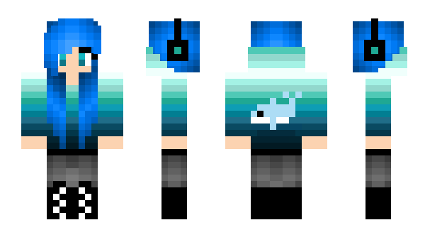 Minecraft skin Dolphina7