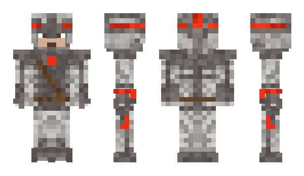 Minecraft skin FireAquaAgent