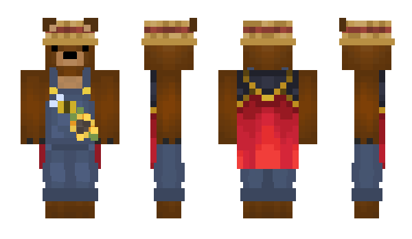 Minecraft skin hoppiebear