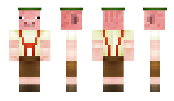 Minecraft skin Piggy_Cz