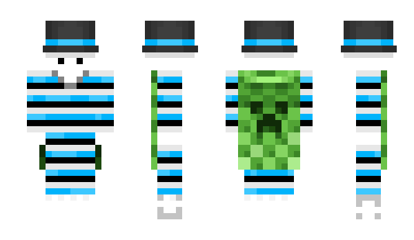 Minecraft skin BluePajamas