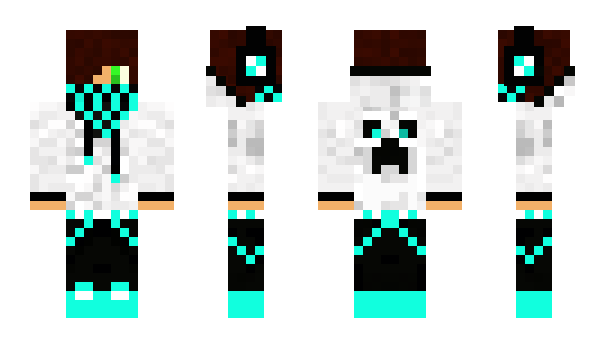 Minecraft skin hluzak