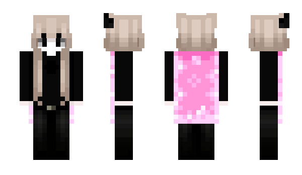 Minecraft skin BattGirl