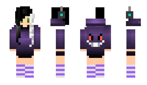 Minecraft skin Purplef1re
