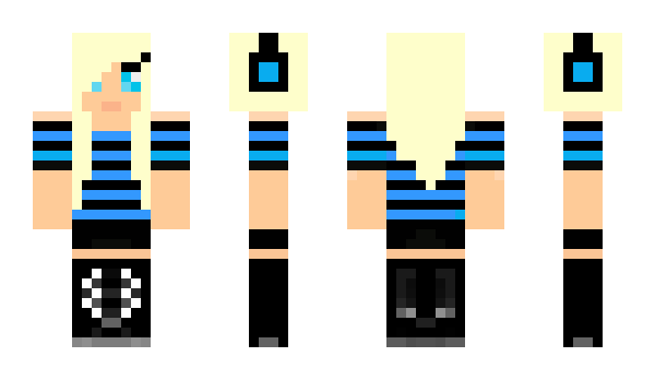Minecraft skin bluegirl9