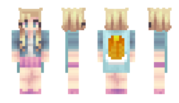 Minecraft скін по ніку victoria_unu