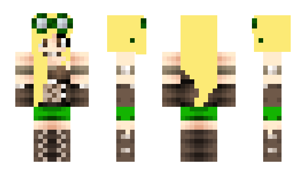 Minecraft skin Bin0ux