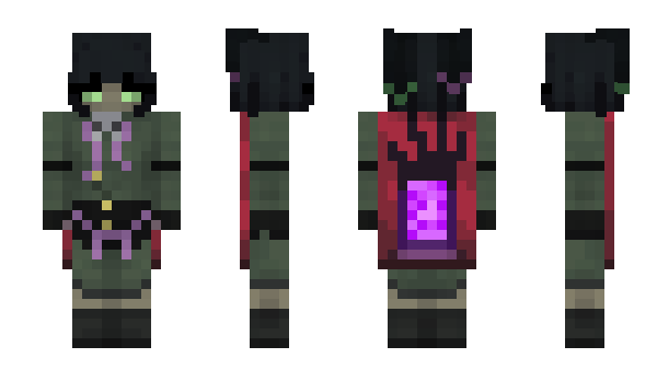 Minecraft skin LucyRabbitDemon