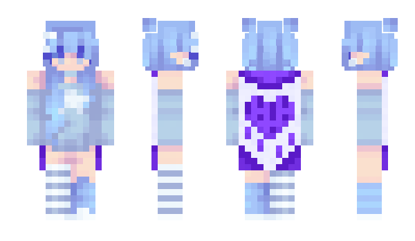 Minecraft skin BlueeVT