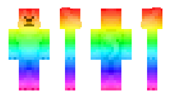 Minecraft skin MR_Rainbow1337