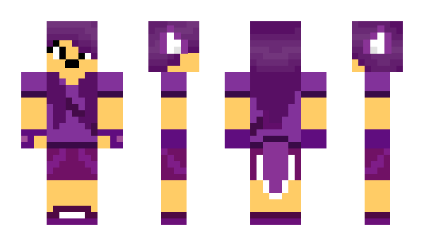 Minecraft skin Purplehusky