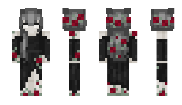 Minecraft skin LadyxGhost