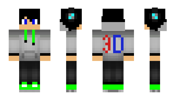 Minecraft skin 3D_King97