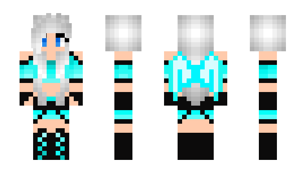 Minecraft skin peliazul