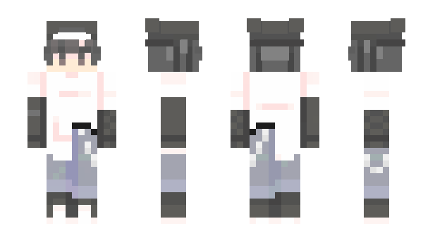 Minecraft skin Kawaici