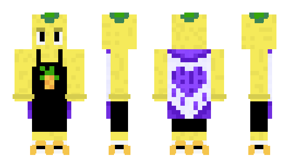 Minecraft скин по нику RickyThePineappl