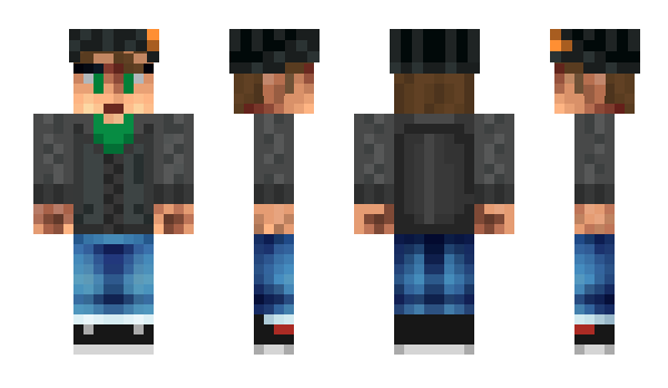 Minecraft skin 4page