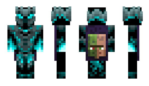 Minecraft skin Skyggerkriger