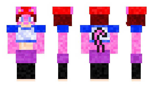 Minecraft skin HarleyCat