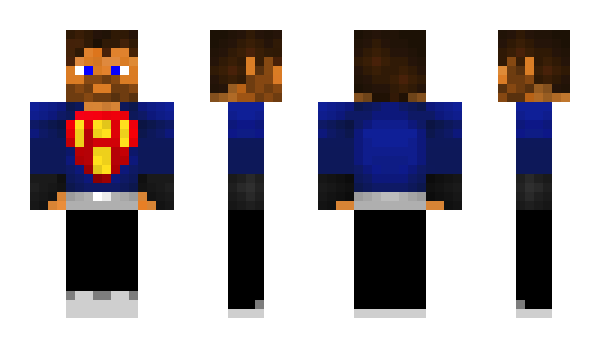 Minecraft skin HERO887