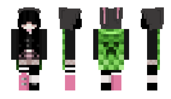 Minecraft skin gothh