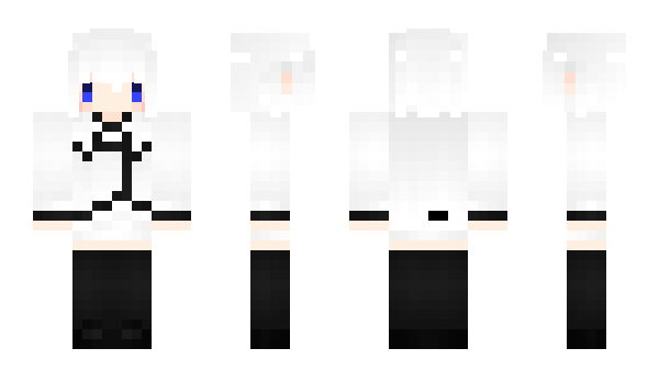 Minecraft skin white_mint