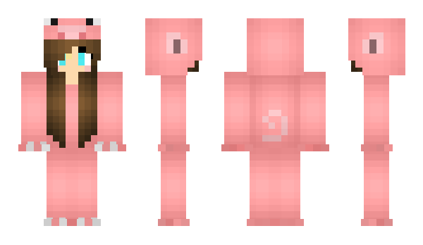 Minecraft skin PigQueen