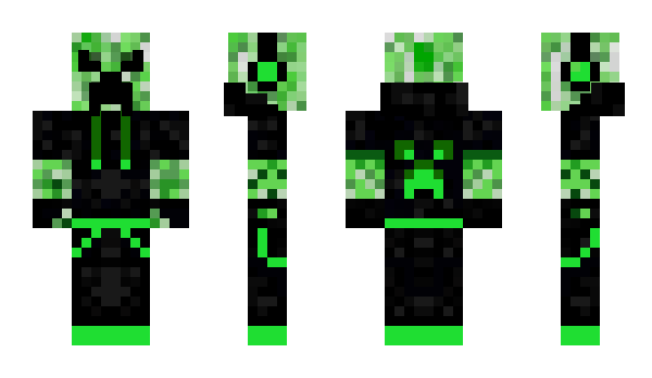 Minecraft skin AngryCreeper