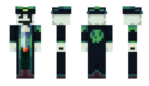 Minecraft skin PirateGaster