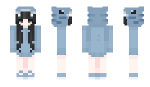 Minecraft skin NoHacksJustEGirl