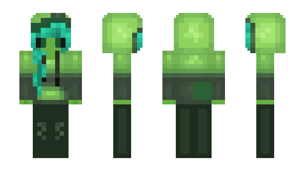 Minecraft skin Aqrt