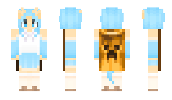 Minecraft skin Aurore_Soleil