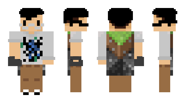 Minecraft skin Drouned