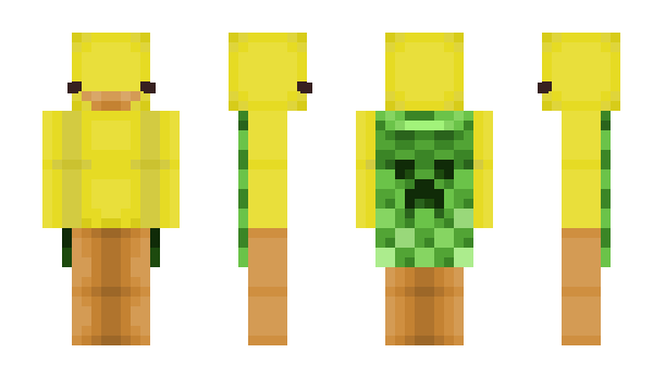 Minecraft skin schuften