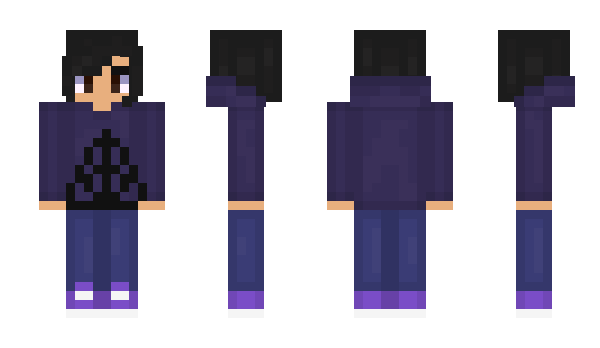 Minecraft skin PurpleFangirl