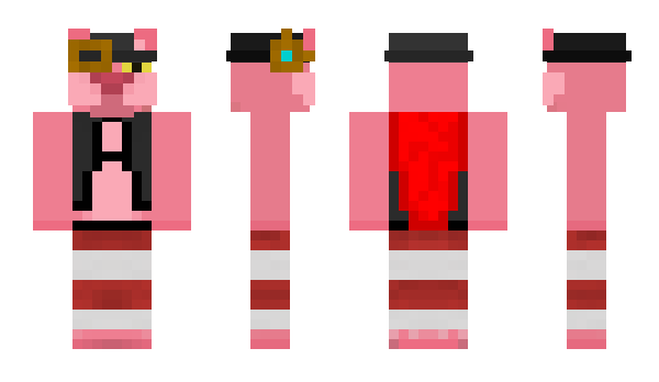 Minecraft skin fantomette