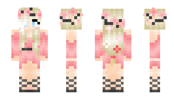 Minecraft skin Blondiel1995