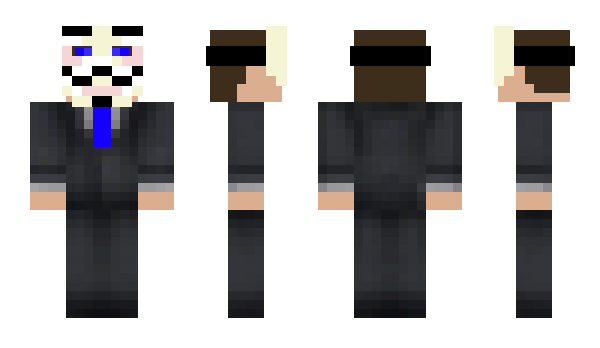 Minecraft skin Anonnymous