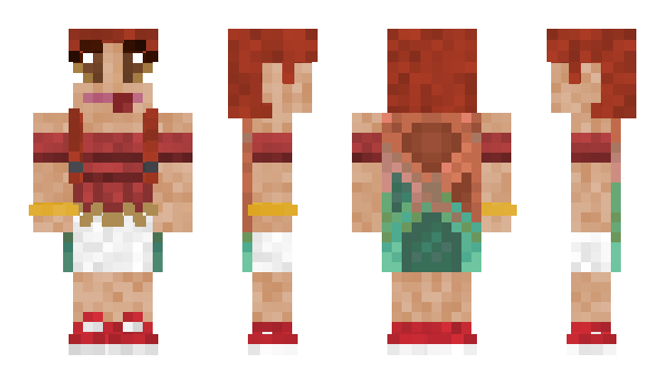 Minecraft skin Goupilou