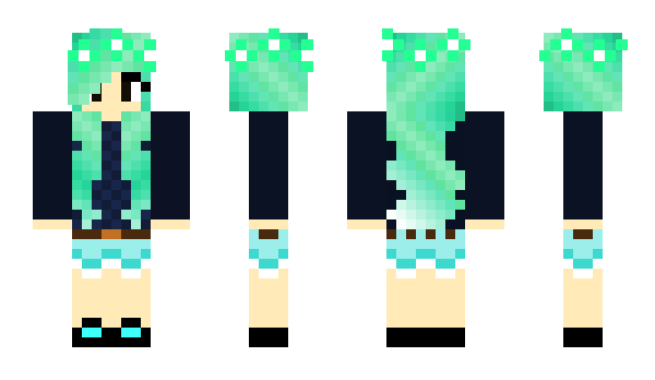 Minecraft skin Minitea
