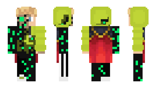 Minecraft skin thehalfasleepgmr