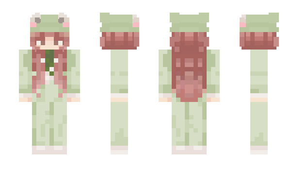 Minecraft skin AkeaKuromi