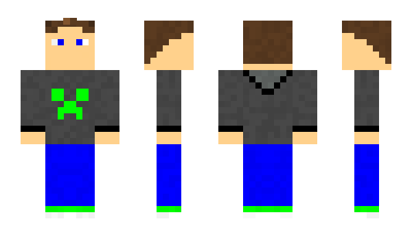 Minecraft skin TNTCubed