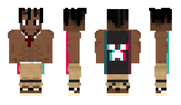 Minecraft skin Murzynator47