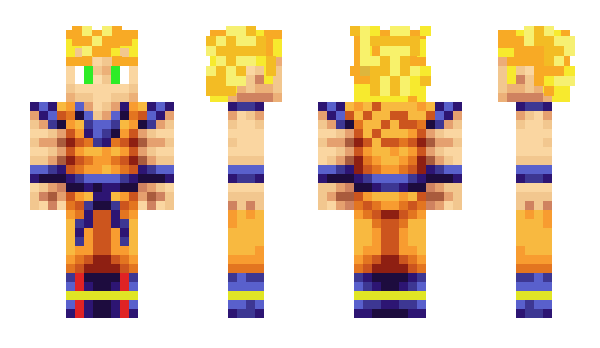 Minecraft skin WarriorBL