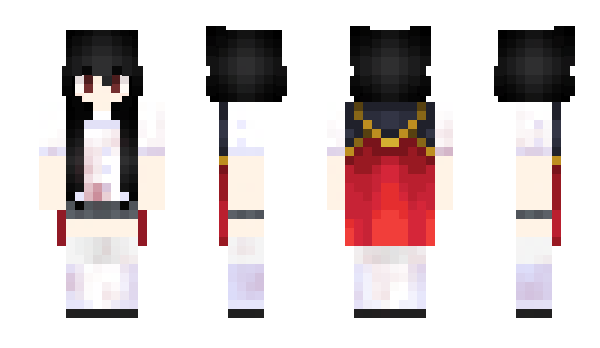 Minecraft skin EVE_youtub_chane