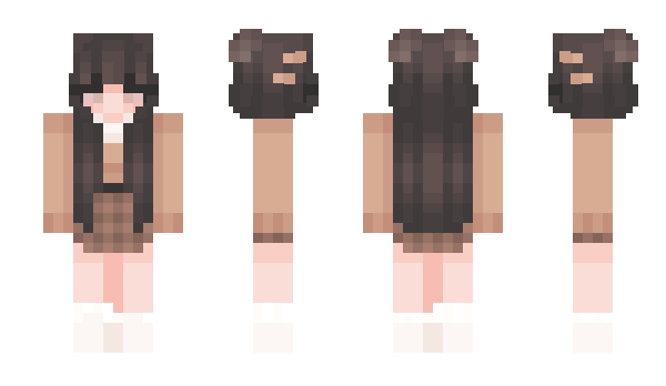 Minecraft skin BoxGirl